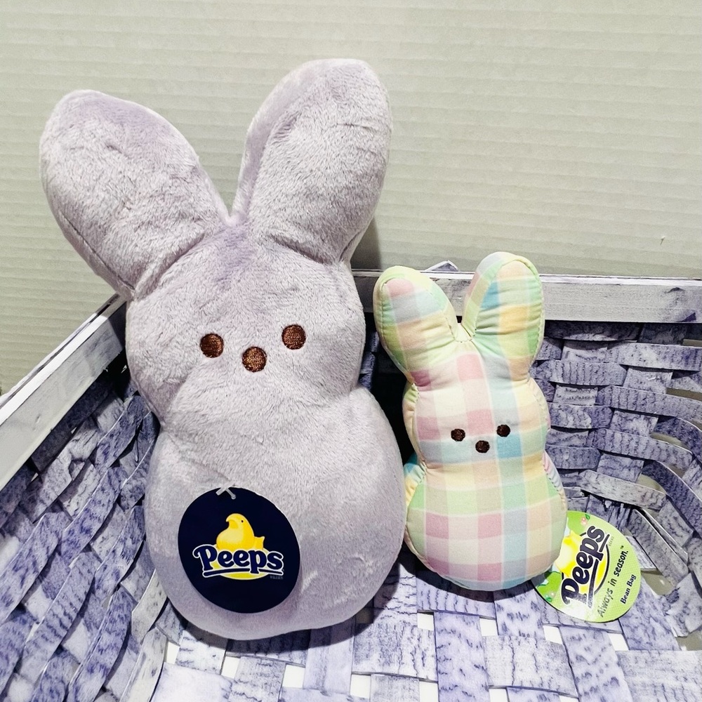 PEEPS Pastel Stuffed Bunny Rabbit for Easter Basket